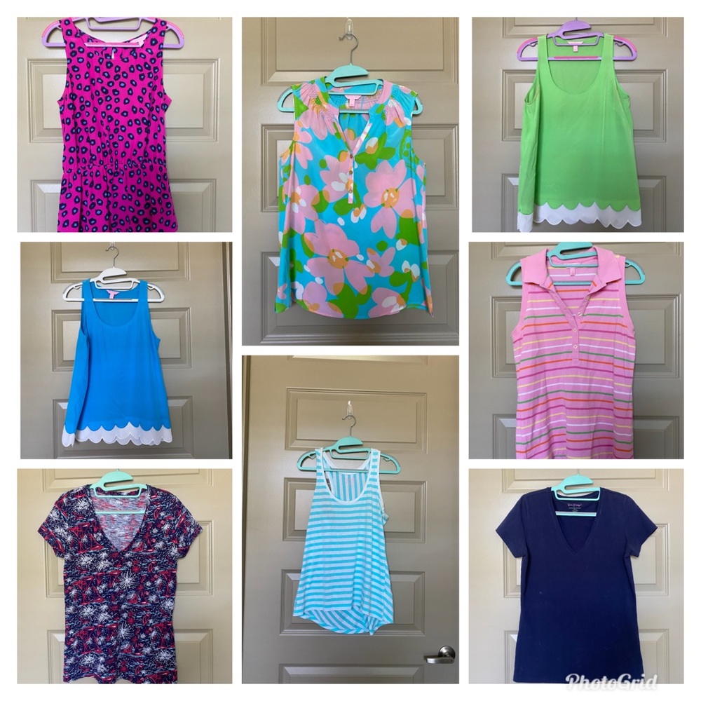 Lilly Pulitzer Tops Bundle. Sizes S and M. All items gently worn